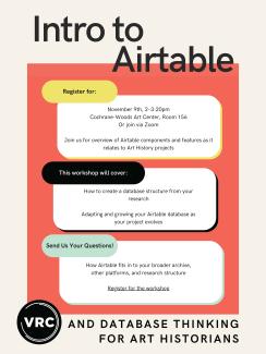 infographic with information and details regarding Airtable workshop