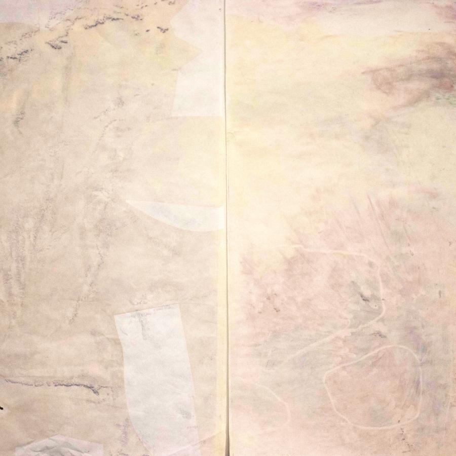 Detail image of two side-by-side diptych. 